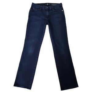 7 Seven For All Mankind Midrise Kimmie Straight Leg Blue Jeans Women's 30x30